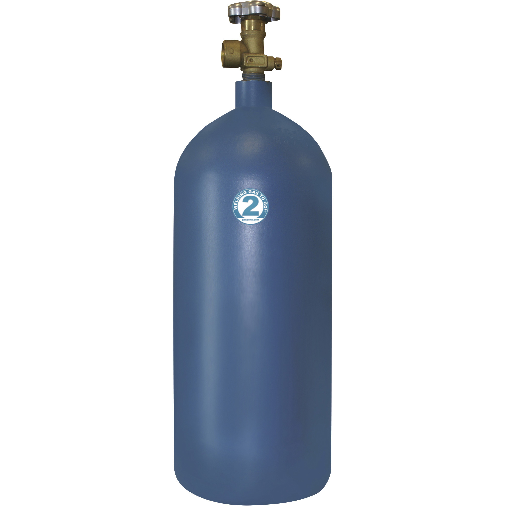 Thoroughbred Oxygen Gas Cylinder, Size #1, 20CF
